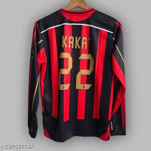 AC MILAN RETRO 2006-07 HOME KAKA Full Sleeve with COLLAR (Embroidery)