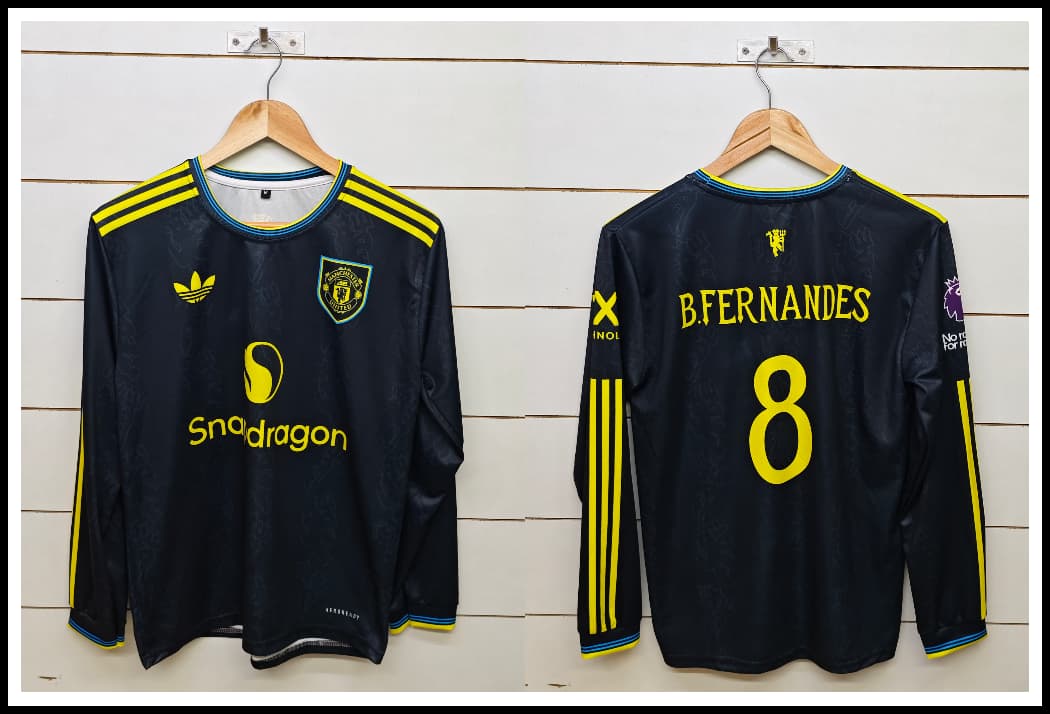 MANCHESTER UNITED 2025-26 THIRD B.FERNANDES FULL SLEEVE
