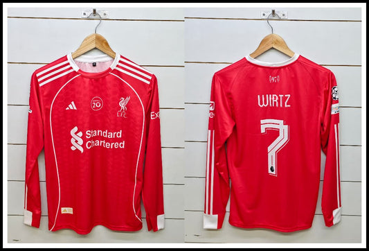 LIVERPOOL 2025-26 HOME WIRTZ FULL SLEEVE