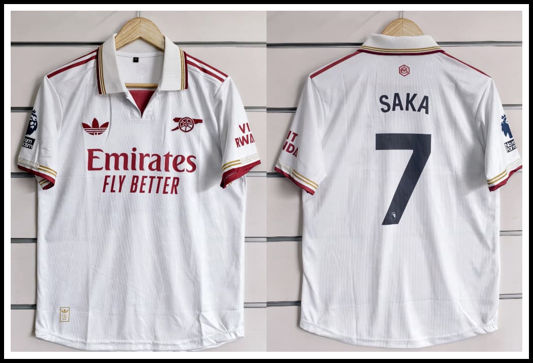 ARSENAL 2025-26 THIRD SAKA with COLLAR (EMBROIDERY LOGO)
