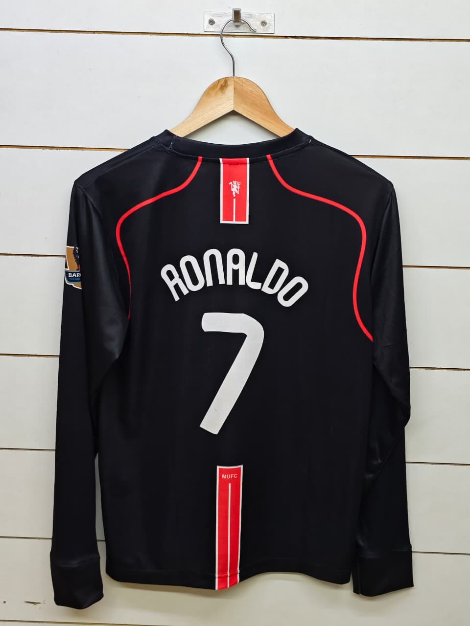 MANCHESTER UNITED RETRO 2007-08 AWAY RONALDO FULL SLEEVE