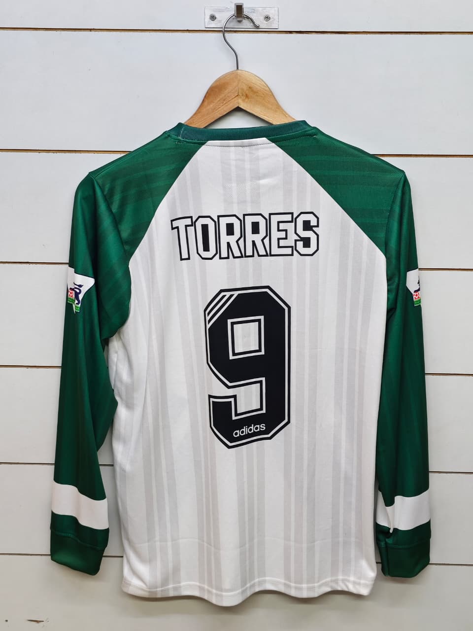 LIVERPOOL RETRO 1993-94 AWAY TORRES FULL SLEEVE (EMBROIDERY LOGOS)