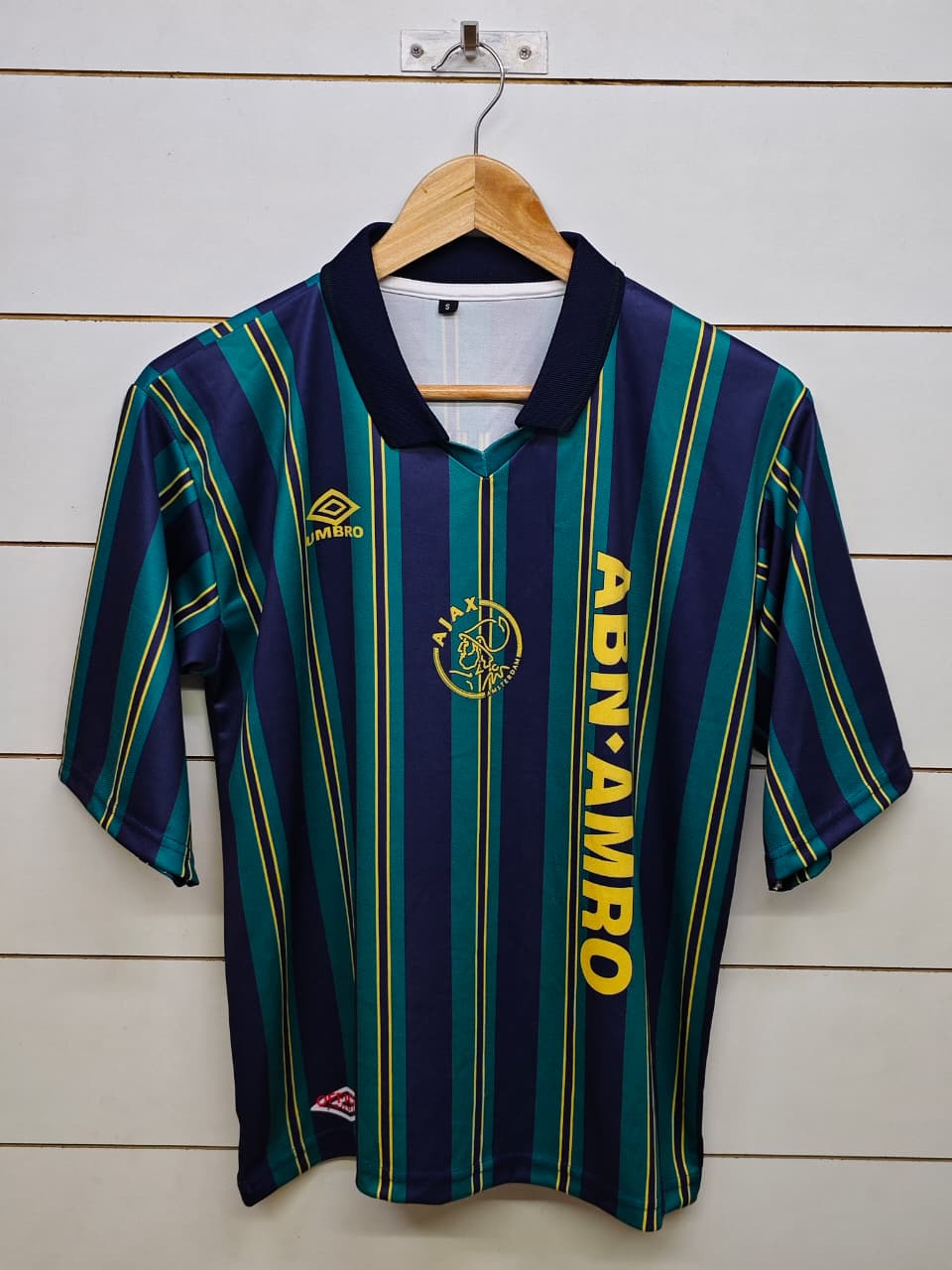AJAX RETRO 1993-94 AWAY CRUYFF with COLLAR 5 SLEEVE