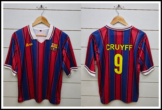 BARCELONA 125TH ANNIVERSARY CRUYFF with COLLAR 5 SLEEVE (EMBROIDERY LOGOS)