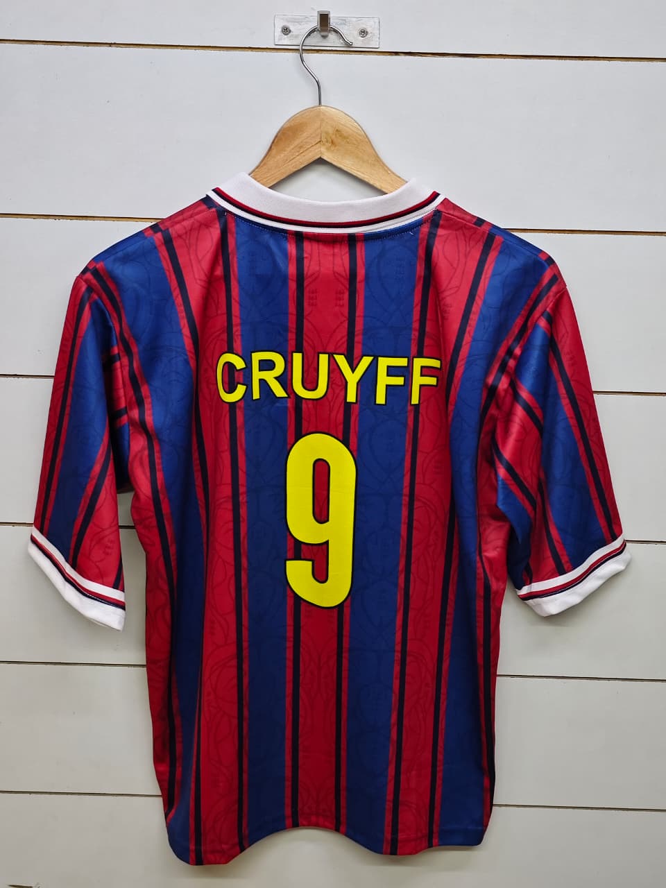 BARCELONA 125TH ANNIVERSARY CRUYFF with COLLAR 5 SLEEVE (EMBROIDERY LOGOS)